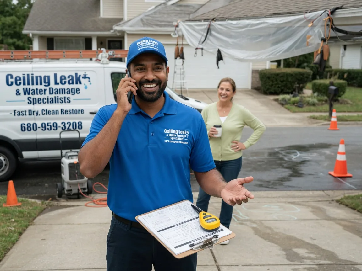 Ceiling Leak Cleanup Long Creek, OR FAQs